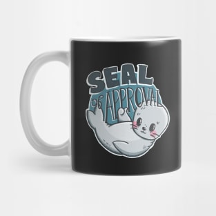 “Seal of Approval” cute retro Kawaii seal Mug